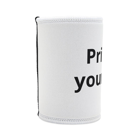 Stubby Cooler Can Koozie – Customizable White Neoprene Drink Sleeve