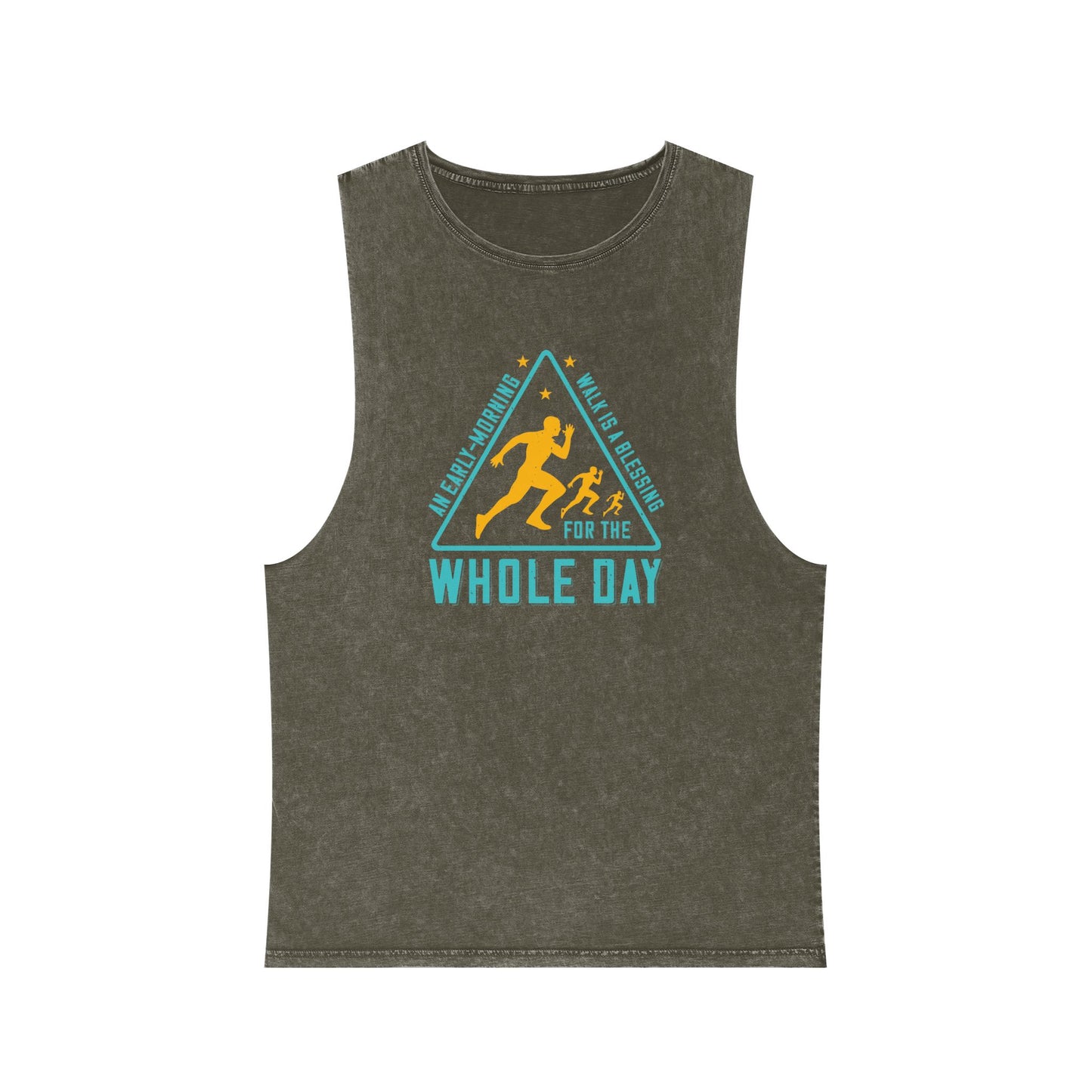 Unisex Stonewash Tank Top - Perfect for Active Days