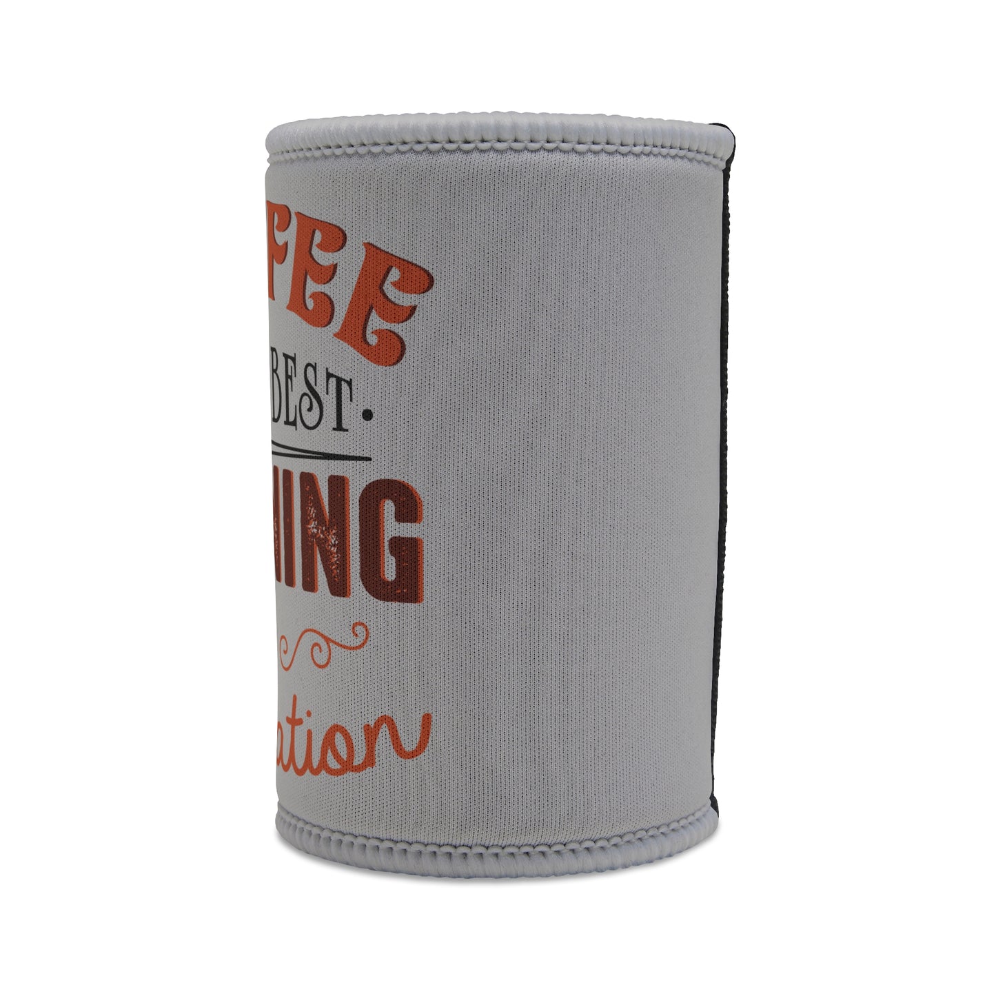 Stubby Cooler — 'Coffee: Morning Motivation' Insulated Can Cooler