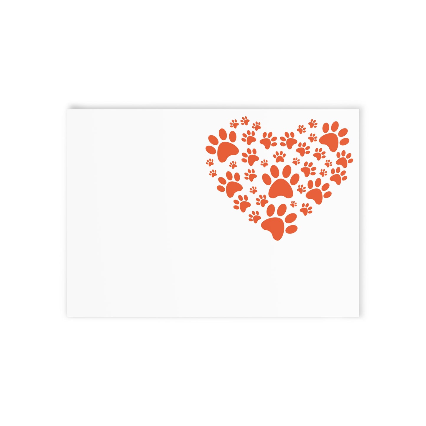Holiday Card – 'This Mom Loves Pawdubs' Cute Bear & Paw Print Two-Sided Greeting