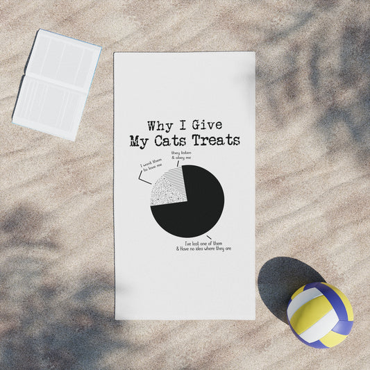Cat Lovers Beach Towels - Funny Summer Essentials