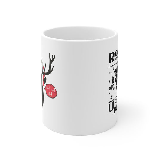Christmas Reindeer Mug – "It's Okay to Say" Holiday Coffee Cup (11oz)