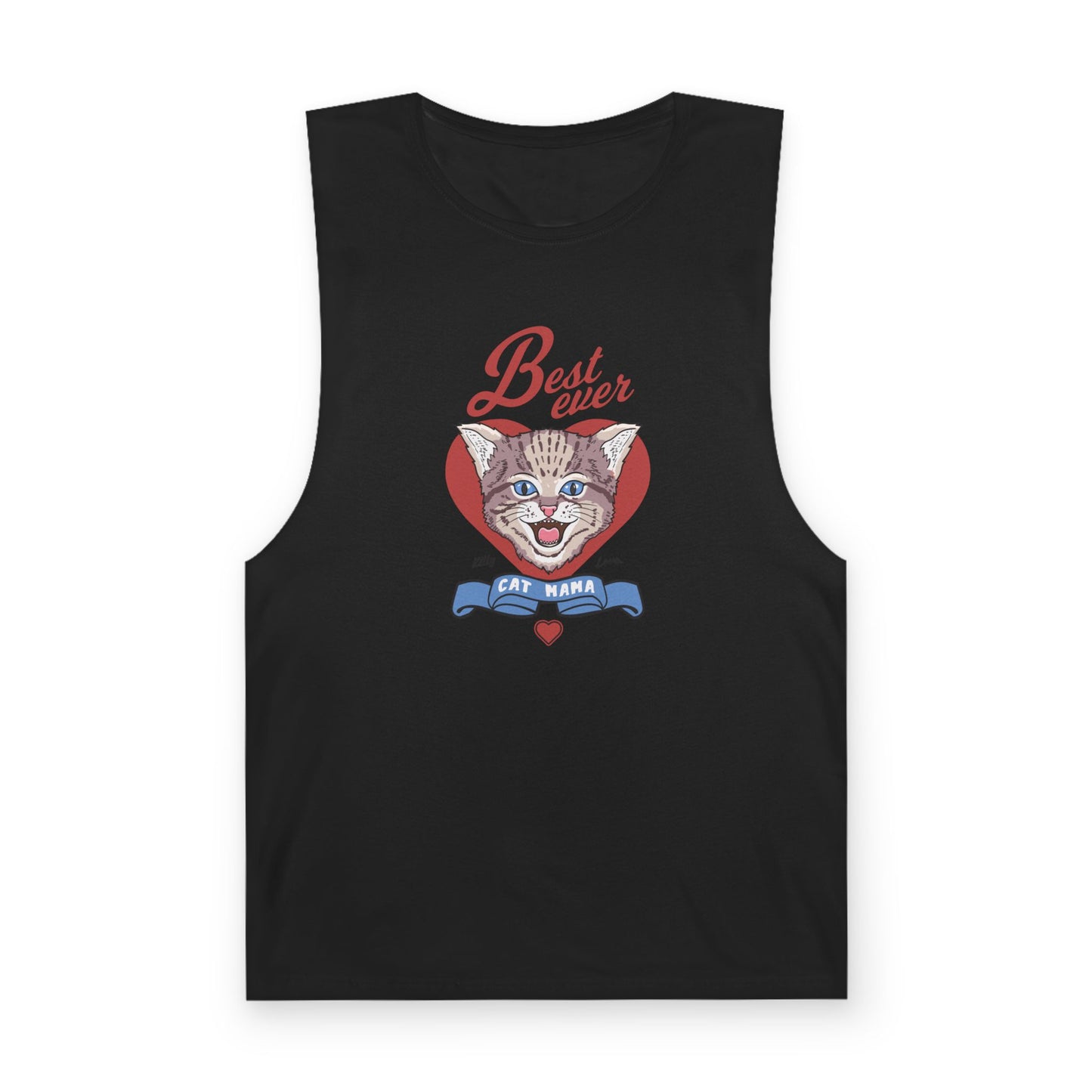 Unisex Cat Lover Tank Top - Best Ever Cat Mama, Pet Lover Apparel
