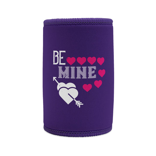 Stubby Cooler - "Be Mine" Valentine's Heart Can Koozie