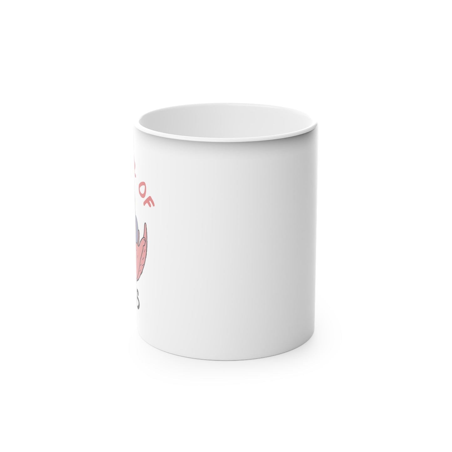 Magic Mug — Cute Pink Donut ‘Mornings Are Better With Sprinkles’ Color-Changing Coffee Mug