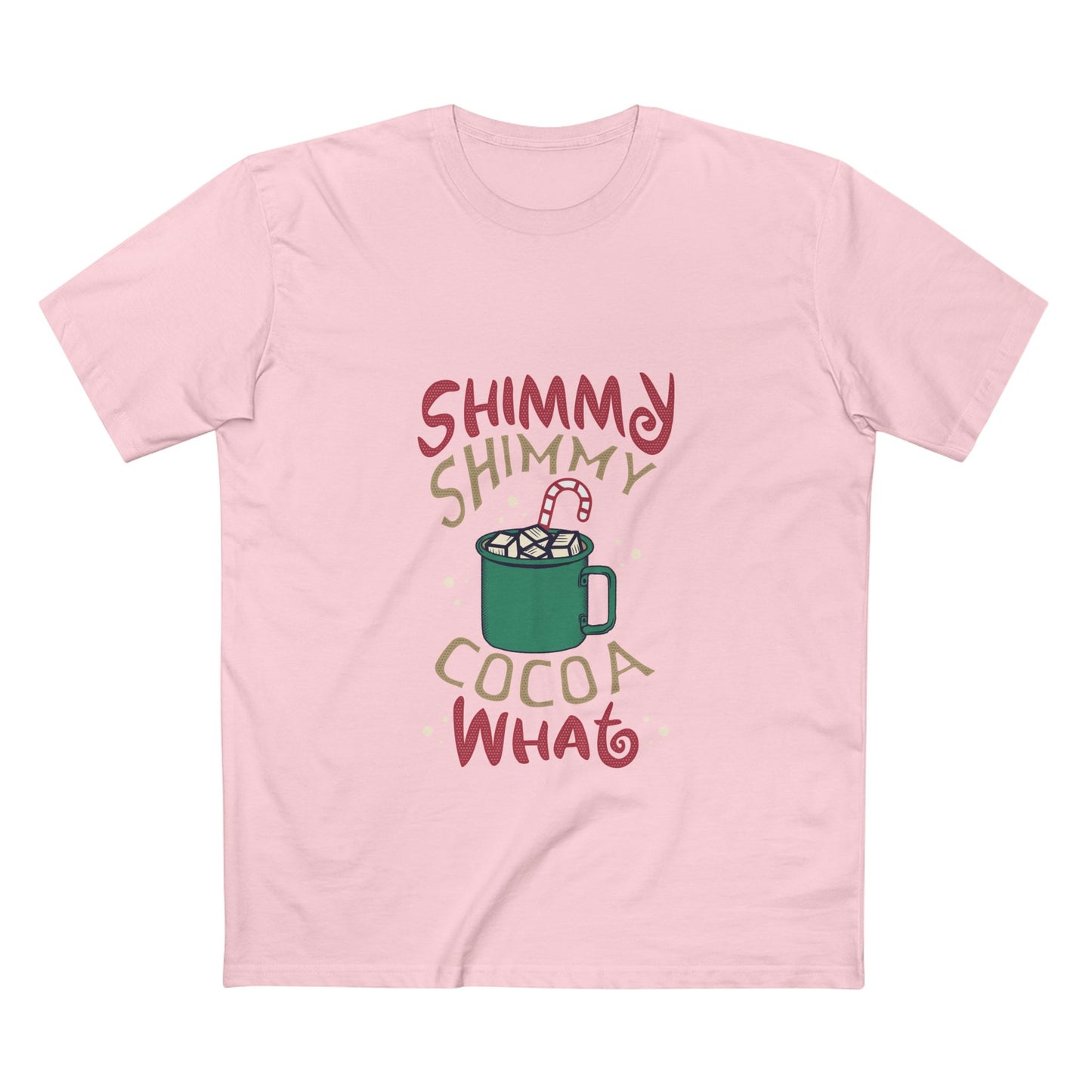 Shimmy Shimmy Cocoa What T‑Shirt — Funny Holiday Hot Cocoa Graphic Tee