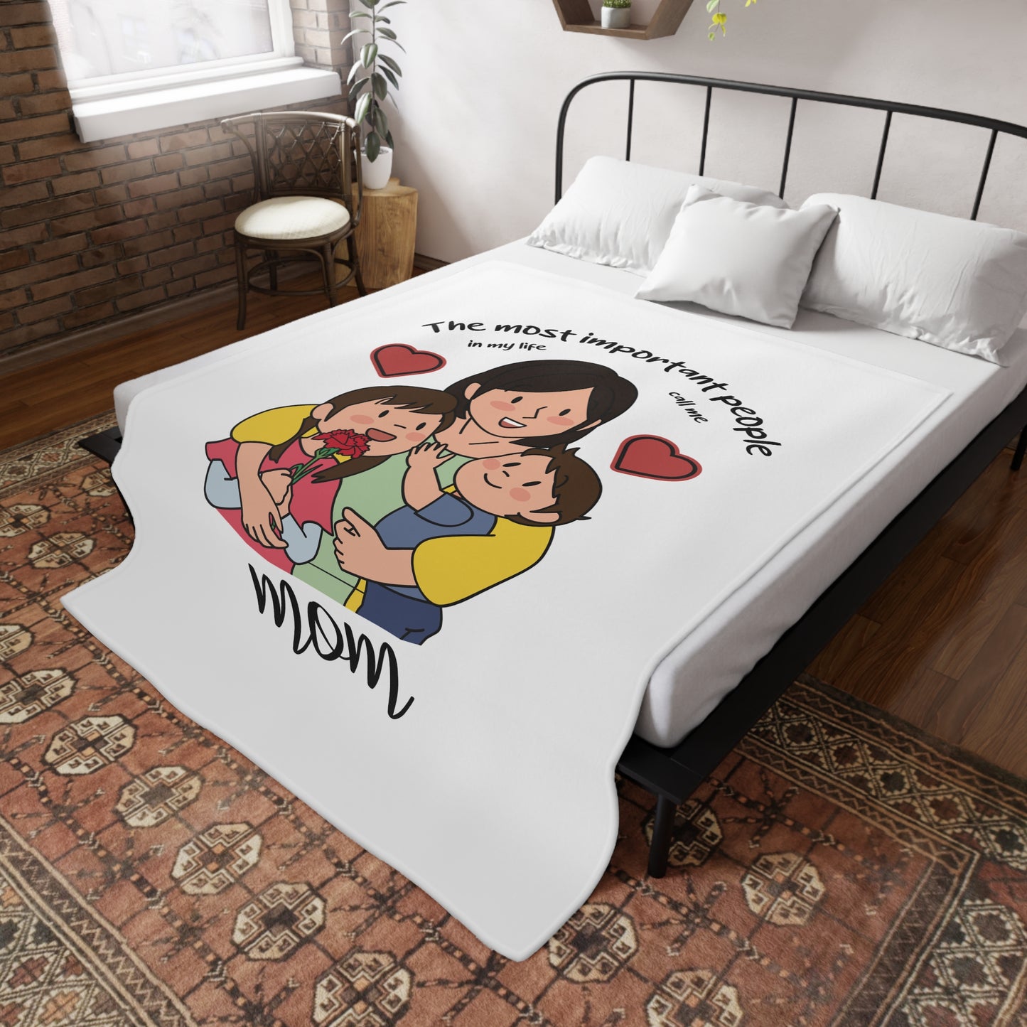 Family Fleece Throw - Heartwarming Blanket