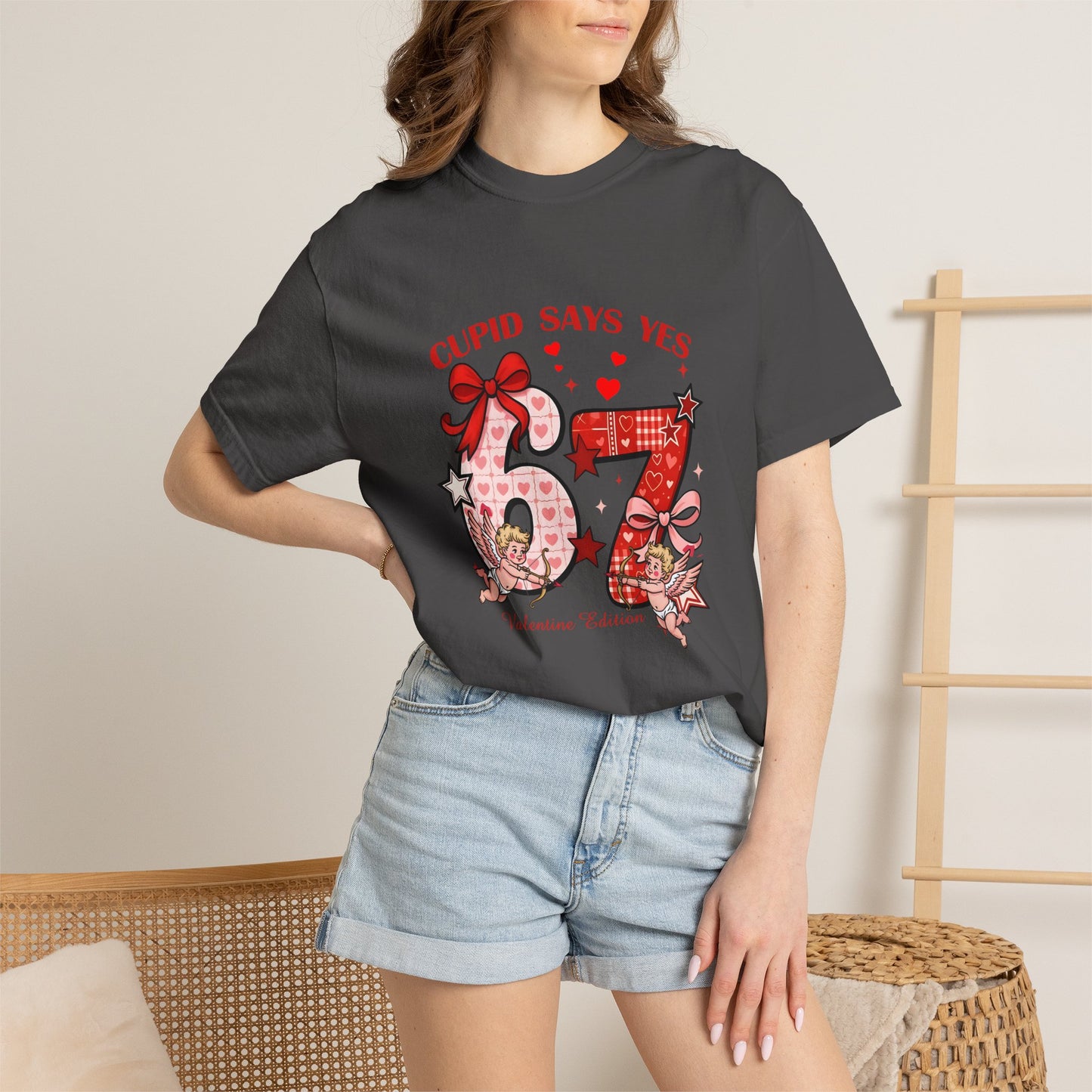 Valentine’s Cupid Says Yes 67 T-Shirt