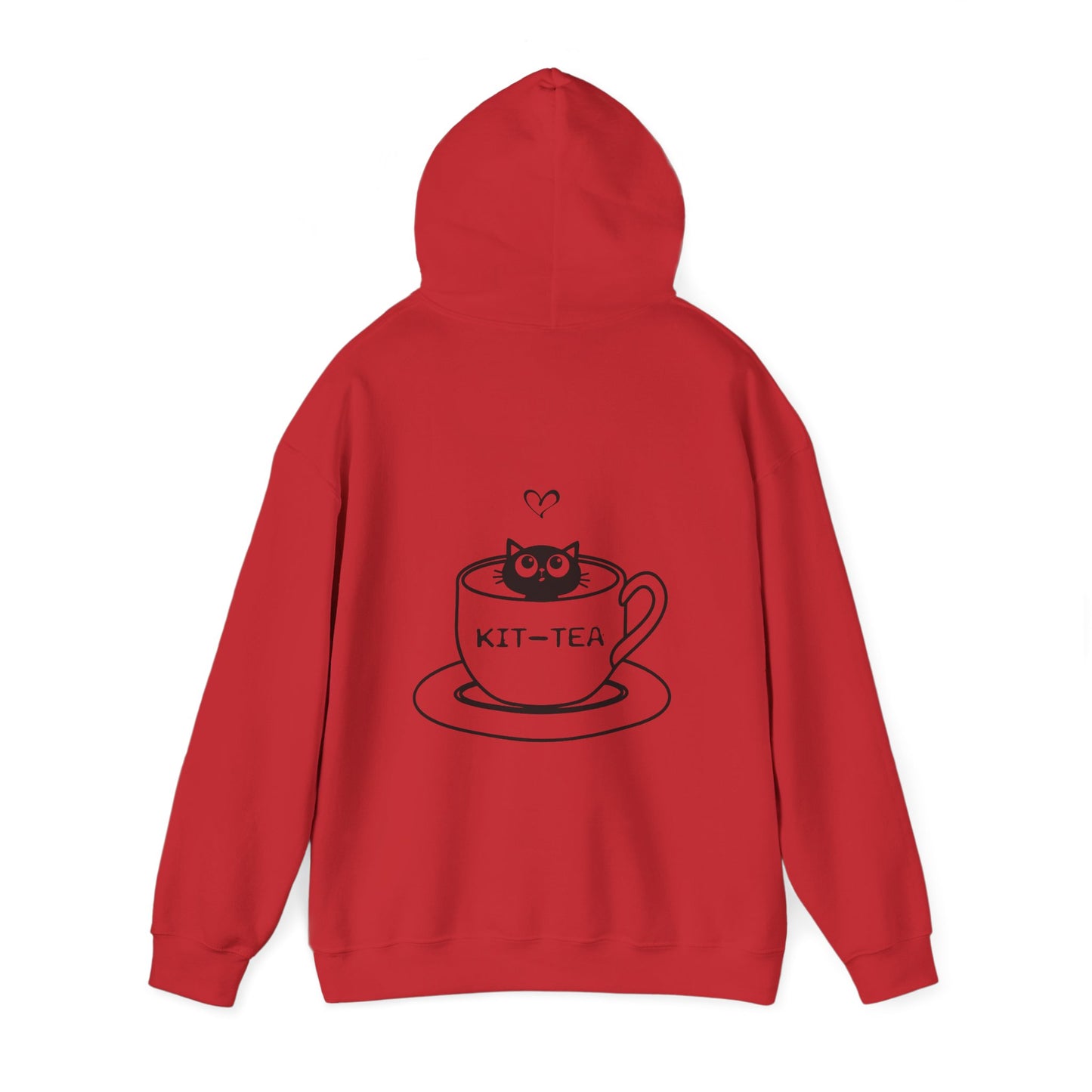 Kit-Tea Cat Hoodie — Cute Cat in Teacup Graphic Sweatshirt
