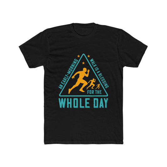 Motivational Unisex Cotton Crew Tee - Perfect for Fitness Enthusiasts