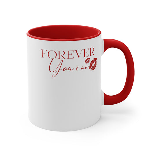 Valentine Mug - "Lovely Valentine" Cute Kittens Accent Coffee Cup