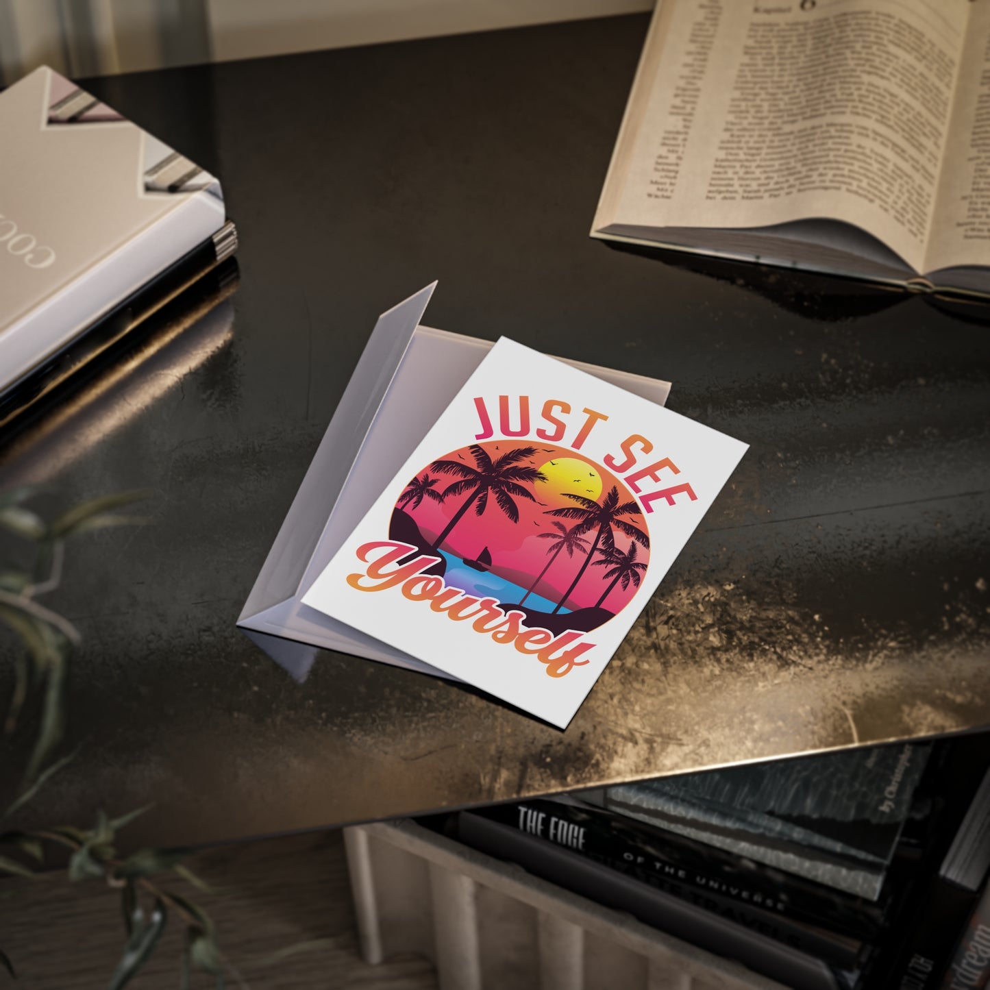 Tropical Holiday Cards - Just See Yourself Beach Greeting Cards