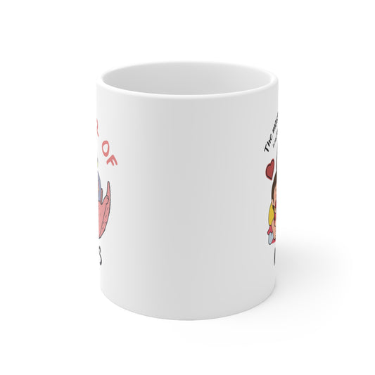 Mother of Boys Ceramic Coffee Mug – Cute Otter Design, 11oz & 15oz