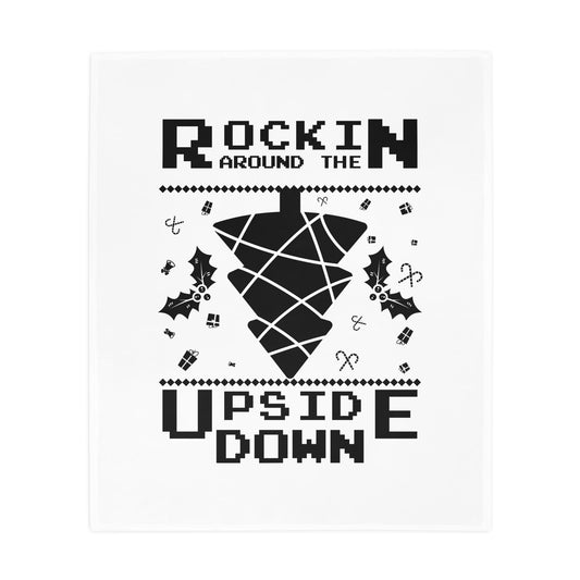 You + Me + Wine = Happy Plush Fleece Blanket — Romantic Wine Lover Throw