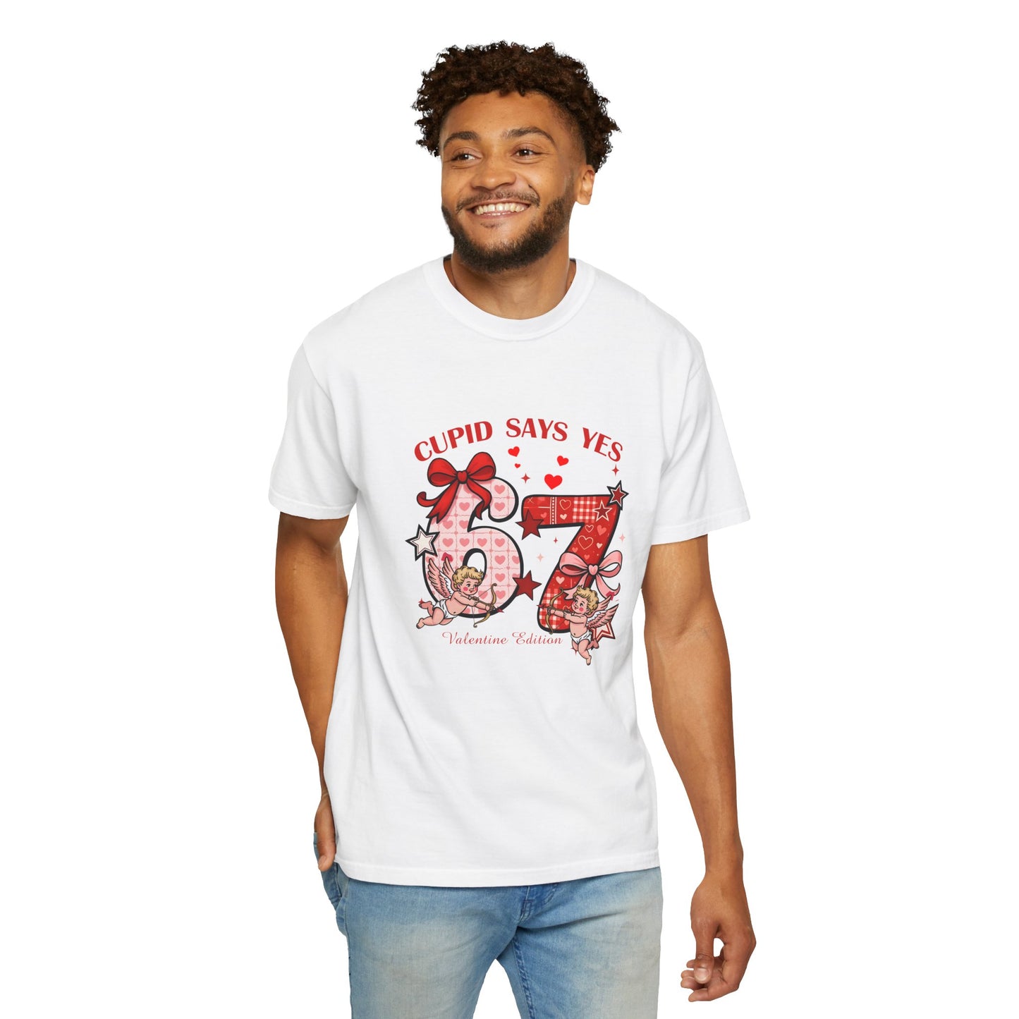 Valentine’s Cupid Says Yes 67 T-Shirt