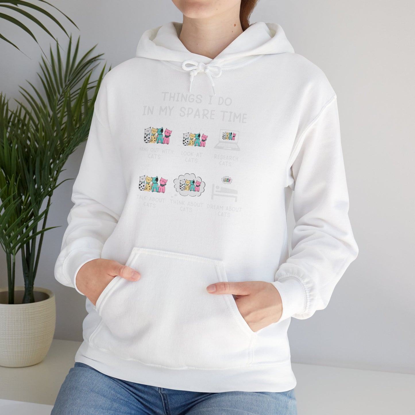 Kit-Tea Cat Hoodie — Cute Cat in Teacup Graphic Sweatshirt