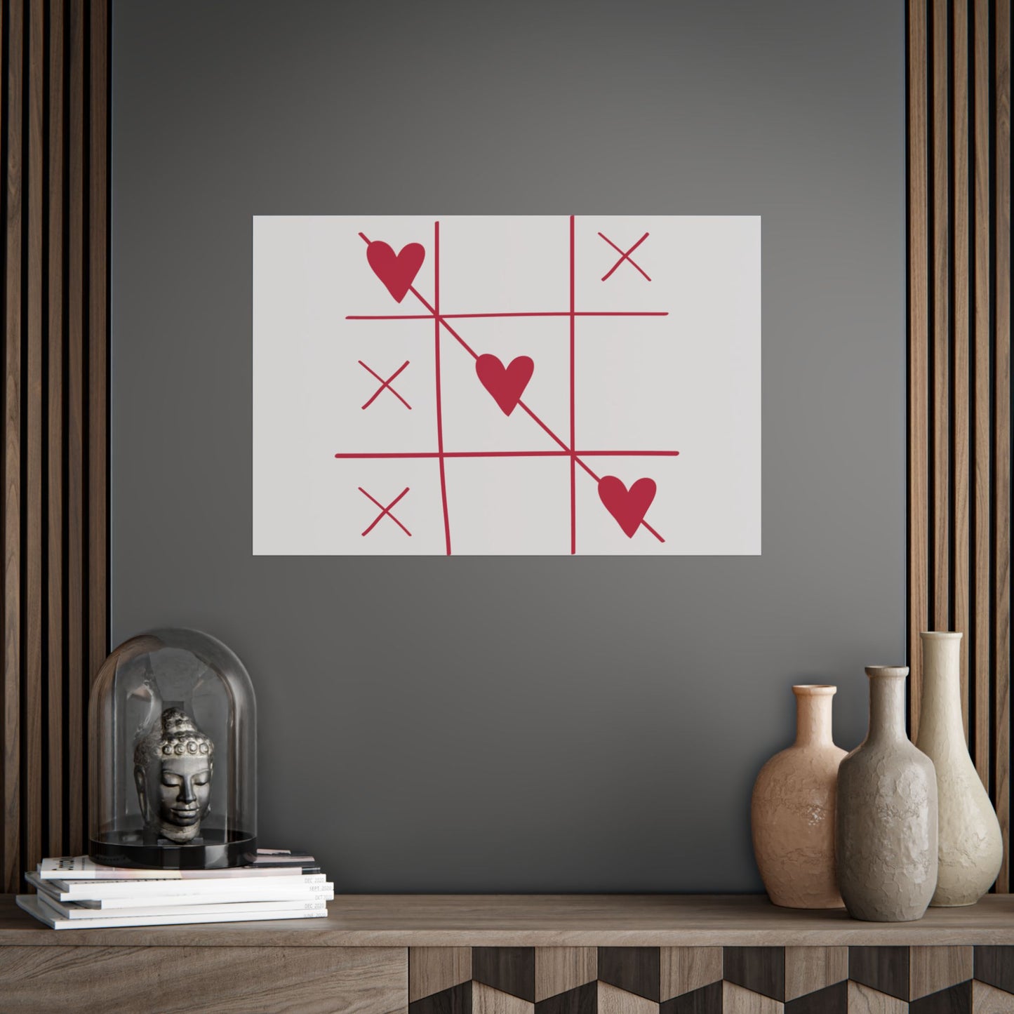 Love Tic-Tac-Toe Poster