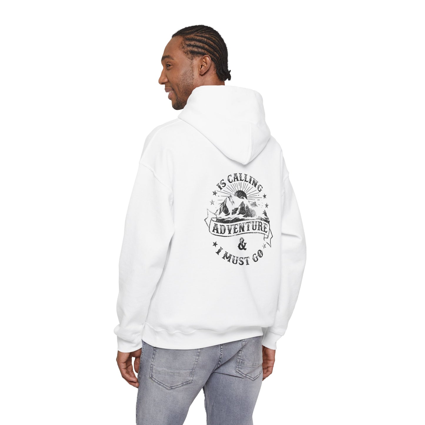 Adventure Awaits Unisex Hooded Sweatshirt for Outdoor Lovers