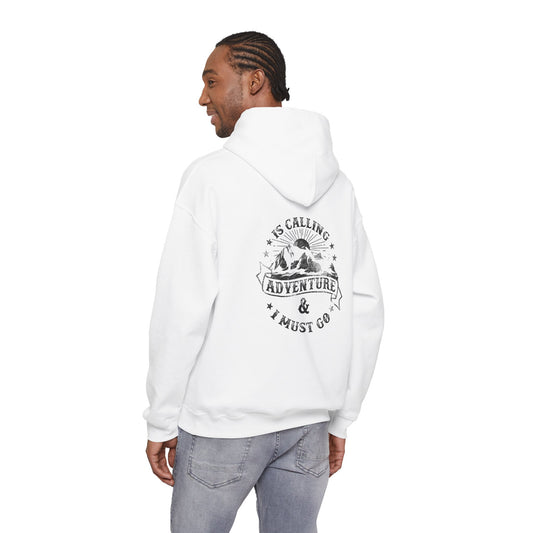 Adventure Awaits Unisex Hooded Sweatshirt for Outdoor Lovers