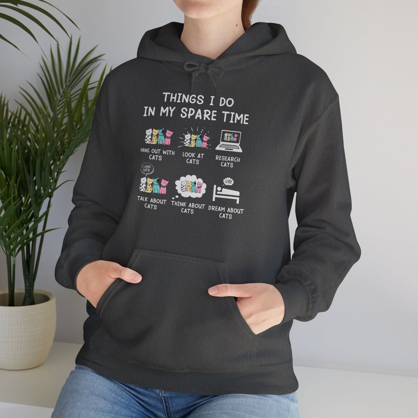 Kit-Tea Cat Hoodie — Cute Cat in Teacup Graphic Sweatshirt