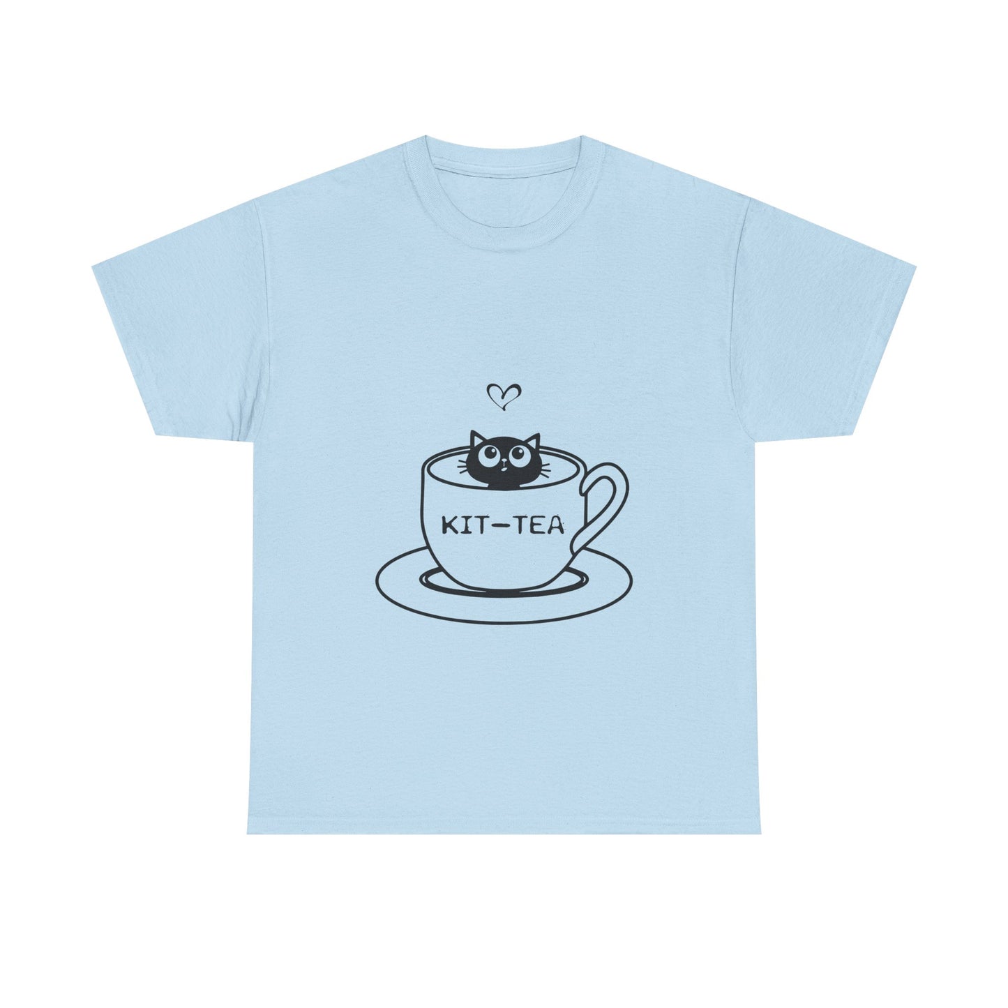 Kit-Tea Cat Tee — Cute Cat in a Teacup Graphic T-Shirt