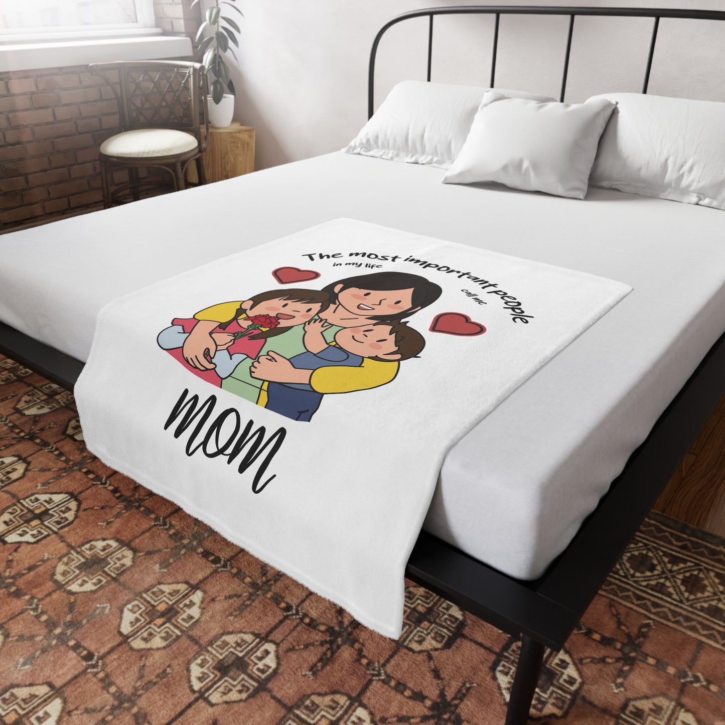 Family Fleece Throw - Heartwarming Blanket