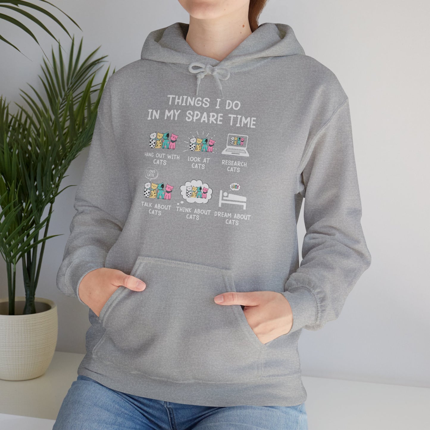 Kit-Tea Cat Hoodie — Cute Cat in Teacup Graphic Sweatshirt