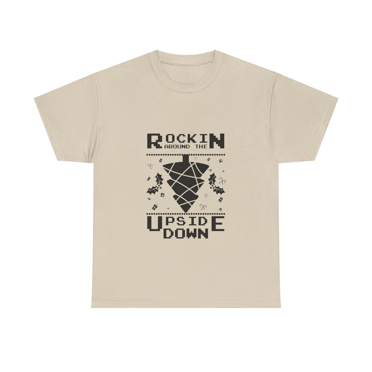 T-Shirt — "Rockin’ Around the Upside Down" Stranger Things Inspired Graphic Tee