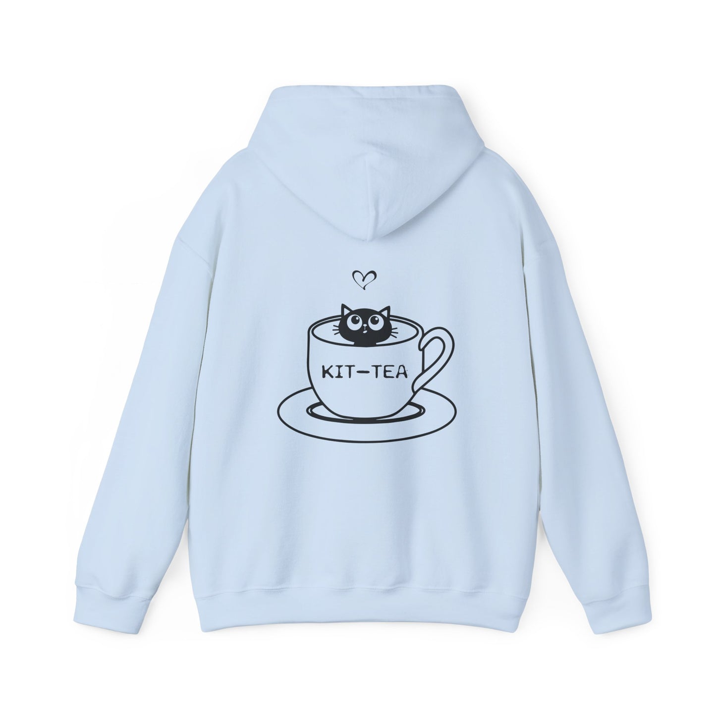 Kit-Tea Cat Hoodie — Cute Cat in Teacup Graphic Sweatshirt