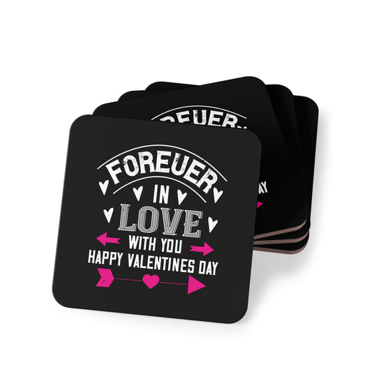 Valentine Coasters - "Forever in Love With You" Heart Arrow Drink Coaster (Happy Valentines Day)