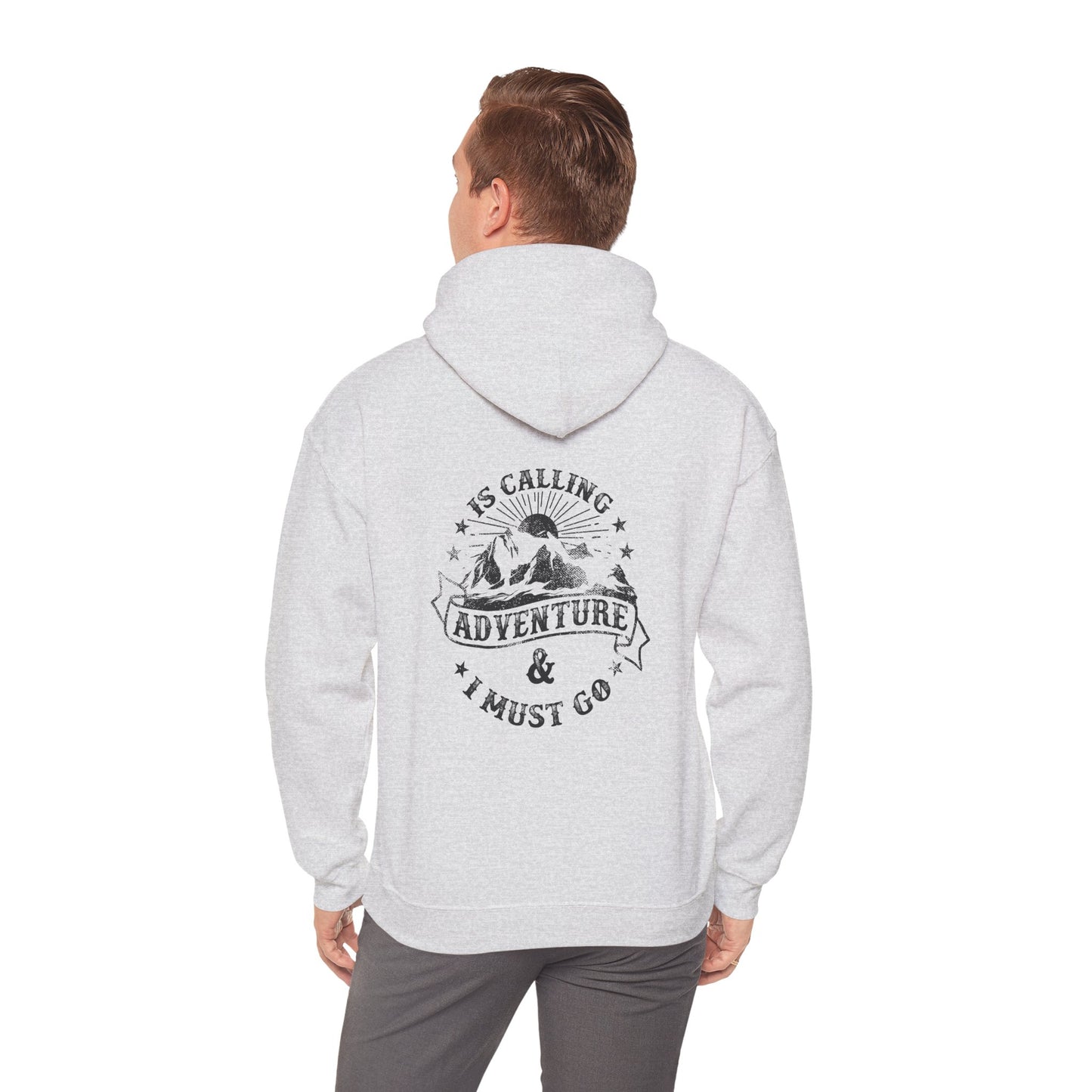 Adventure Awaits Unisex Hooded Sweatshirt for Outdoor Lovers