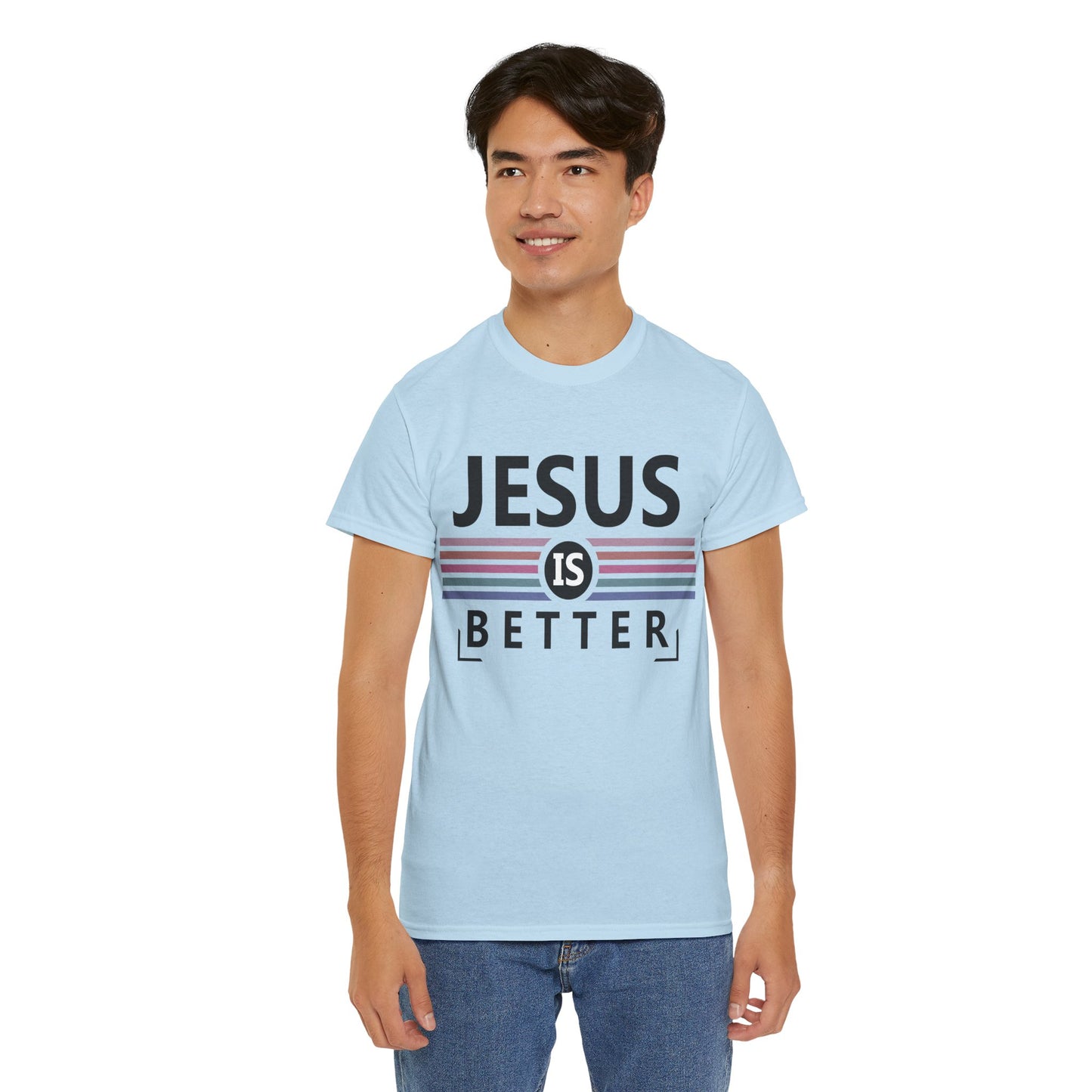 Jesus Is Better Unisex Heavy Cotton Tee - Faith-Based Apparel