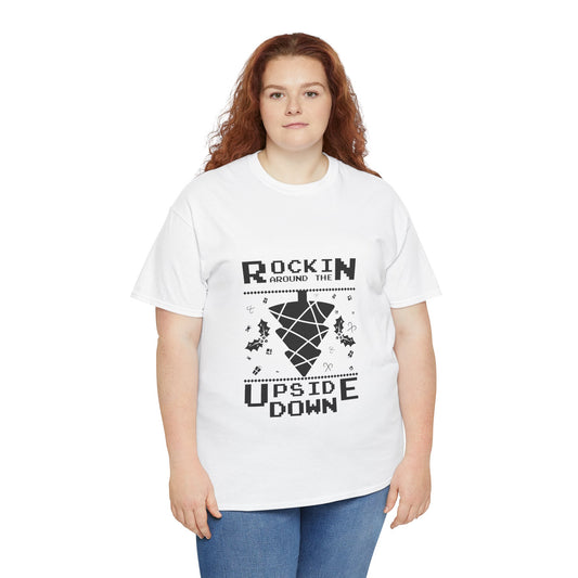 T-Shirt — "Rockin’ Around the Upside Down" Stranger Things Inspired Graphic Tee