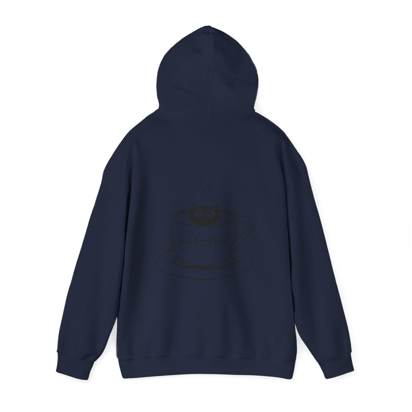 Kit-Tea Cat Hoodie — Cute Cat in Teacup Graphic Sweatshirt