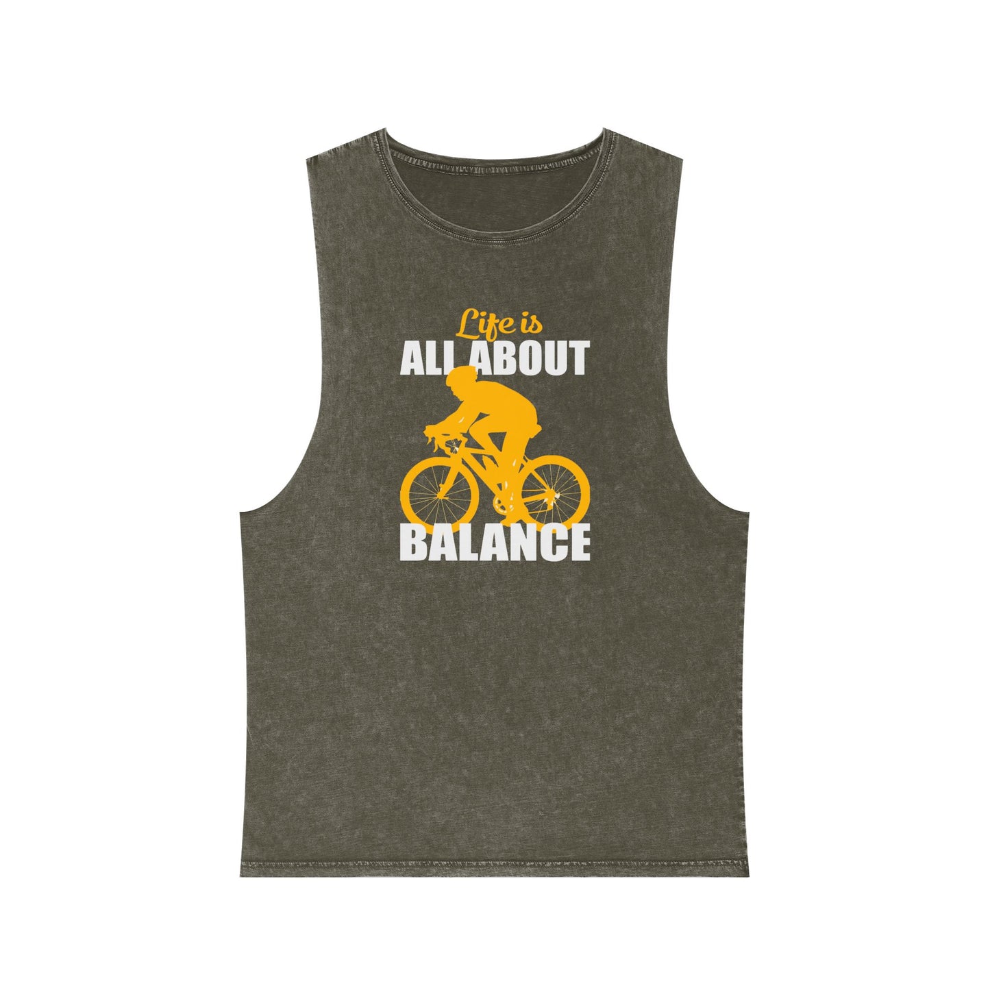 Stonewash Tank Top for Bikers - Adventure Tee, Outdoor Activewear