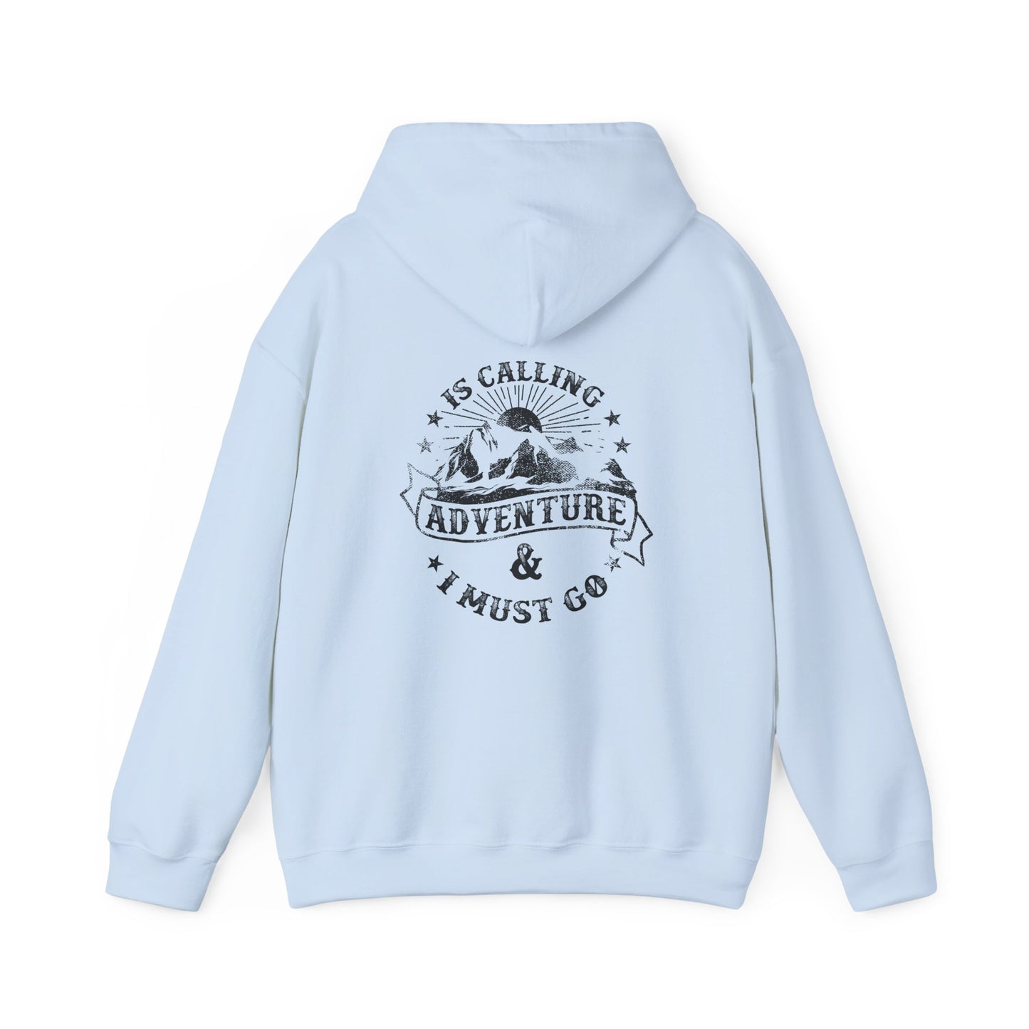 Adventure Awaits Unisex Hooded Sweatshirt for Outdoor Lovers