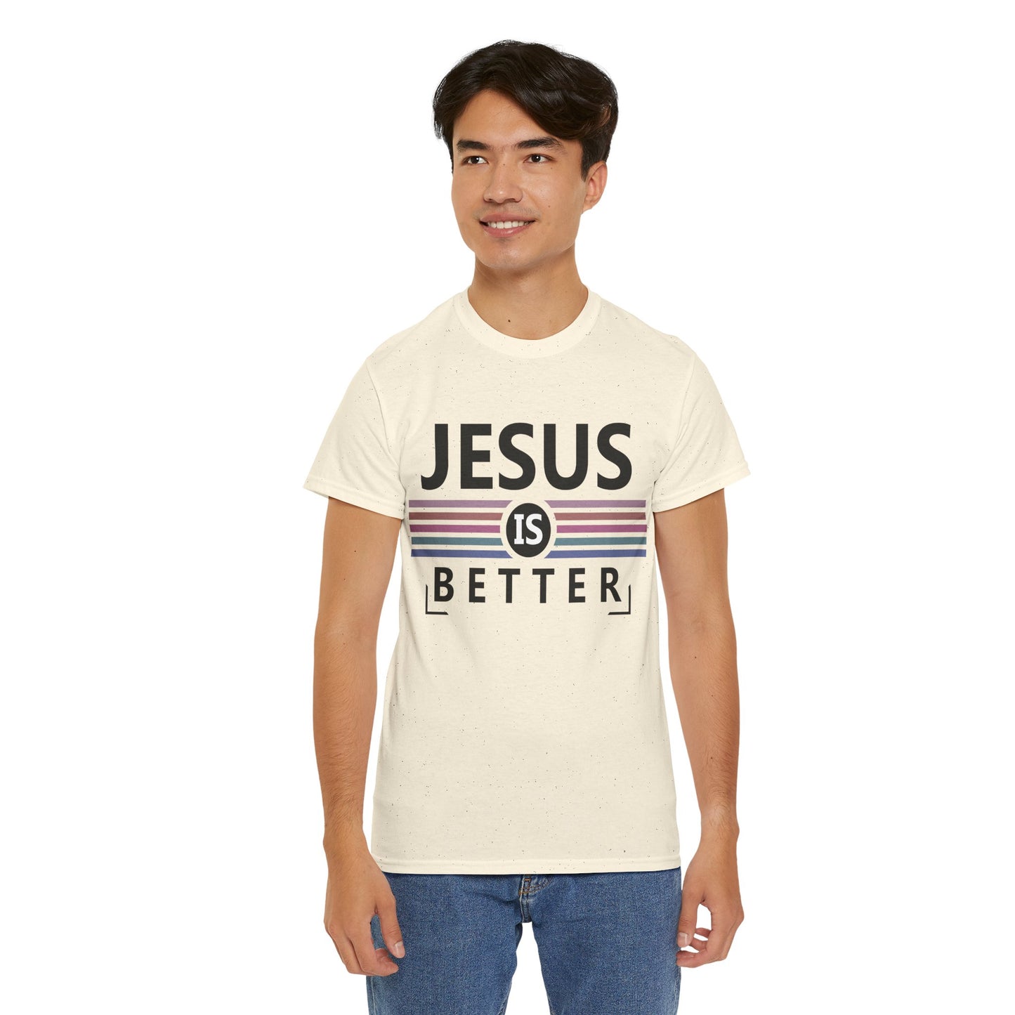 Jesus Is Better Unisex Heavy Cotton Tee - Faith-Based Apparel