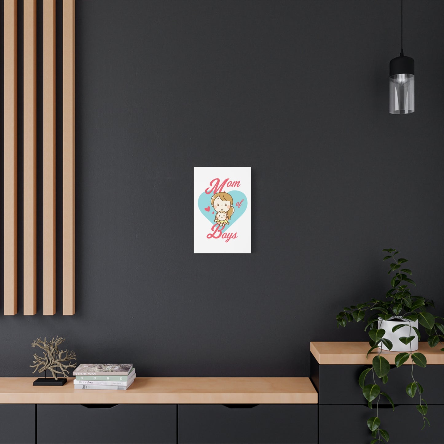 Mom of Boys Wall Art - Cute Nursery Decor