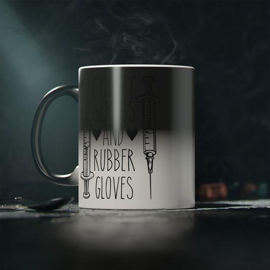 Magic Mug - Coffe Scrubs and Rubber Gloves