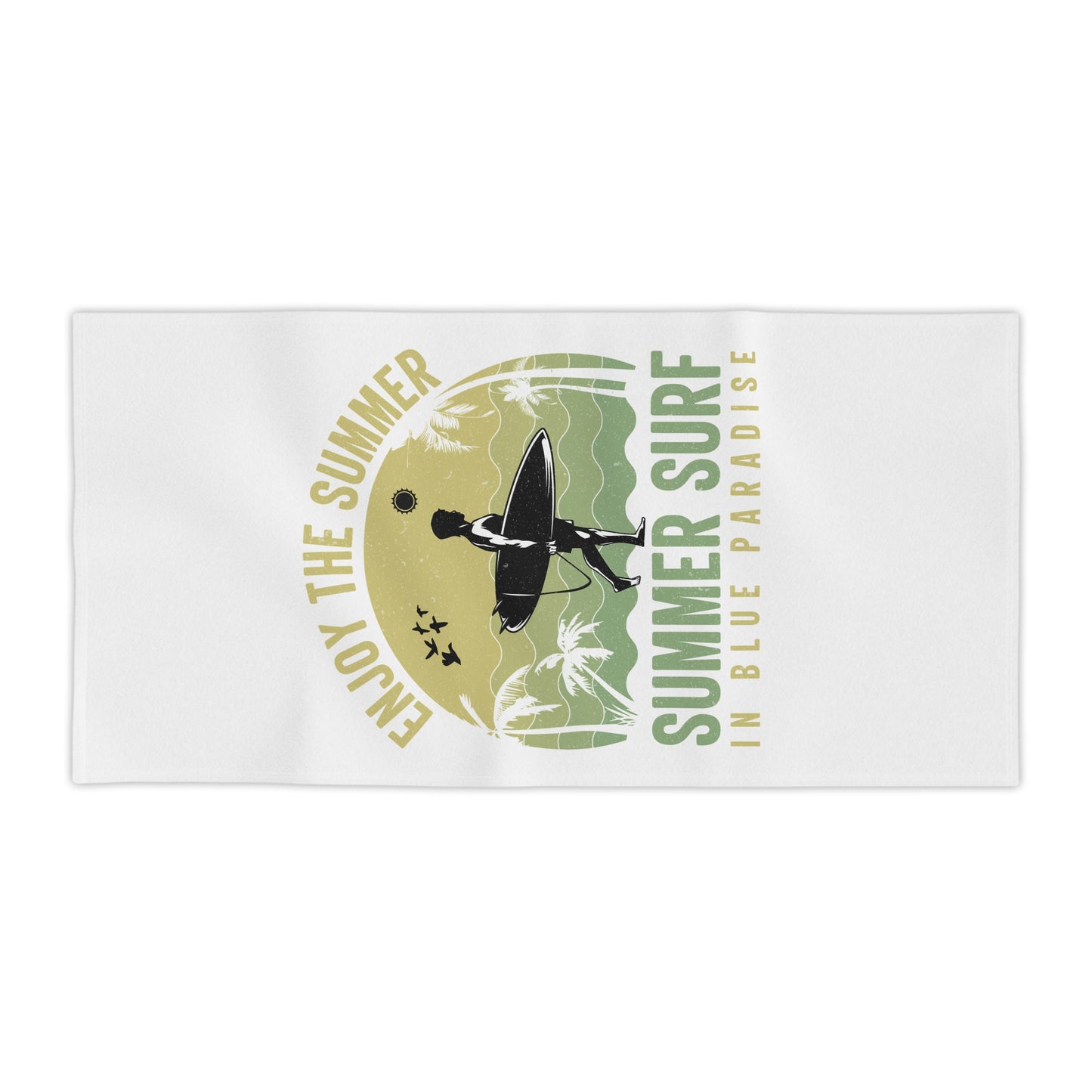 Summer Surf Beach Towels - Enjoy the Summer Towels for Beach Days
