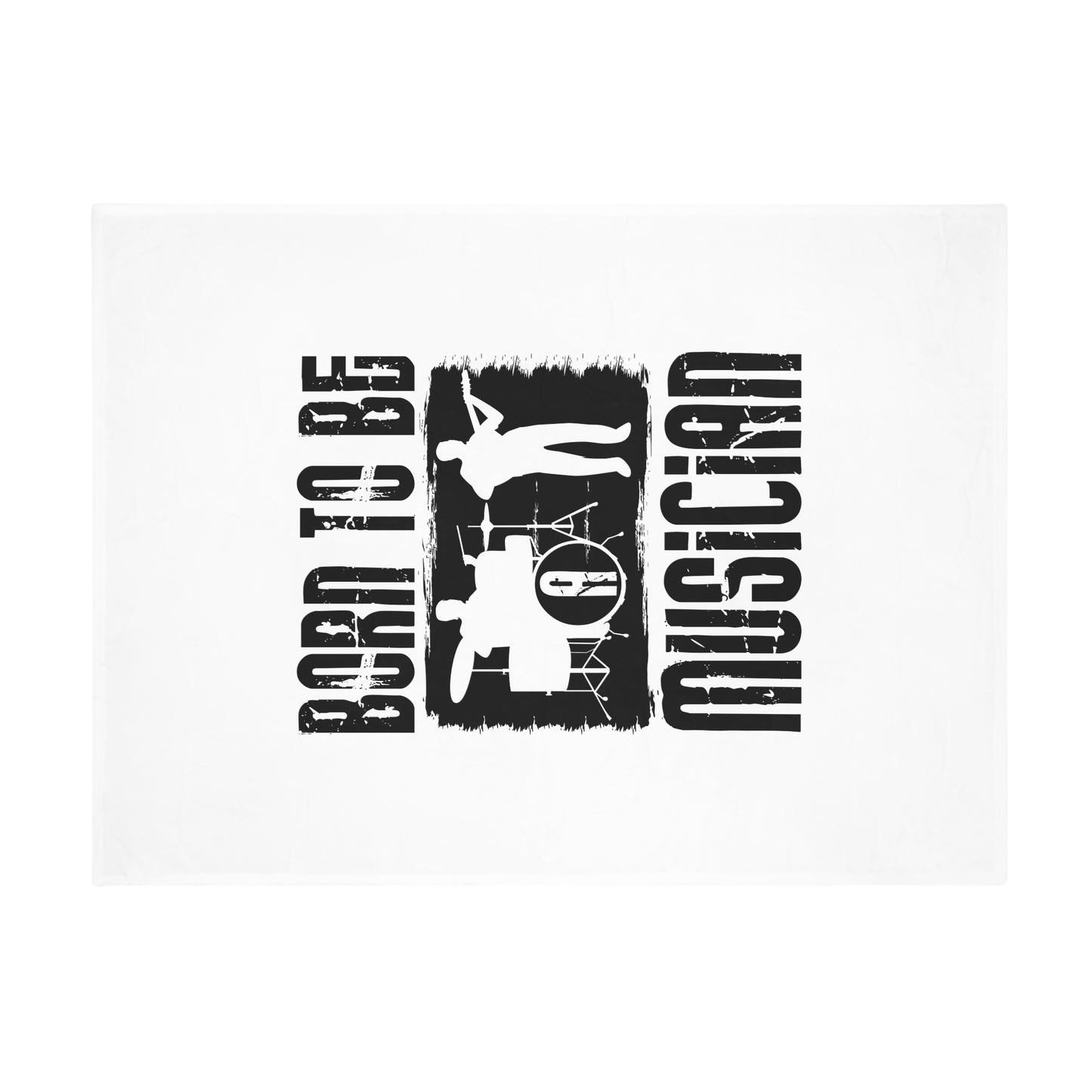 Musician's Plush Fleece Blanket - Cozy Gift for Music Lovers