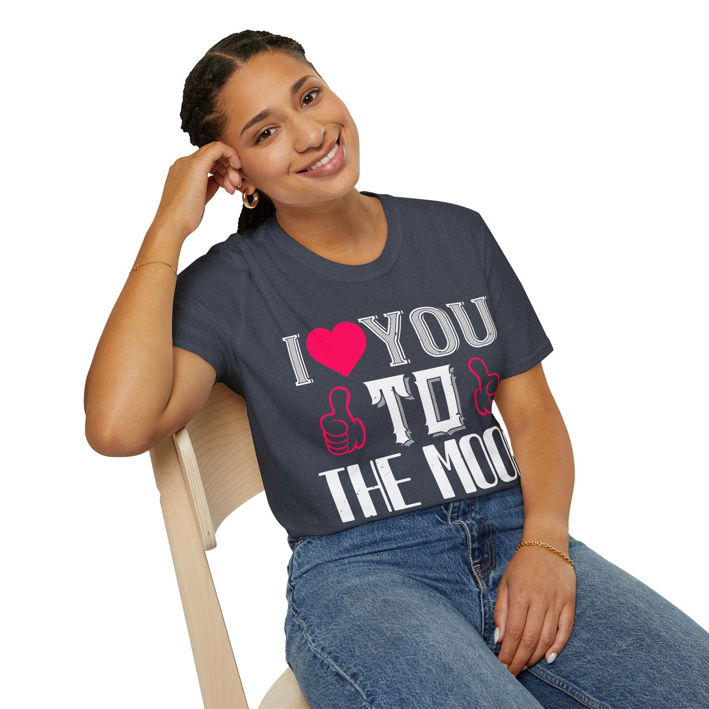 I  You To The Moon & Back T-Shirt — Romantic Couple Valentine Tee