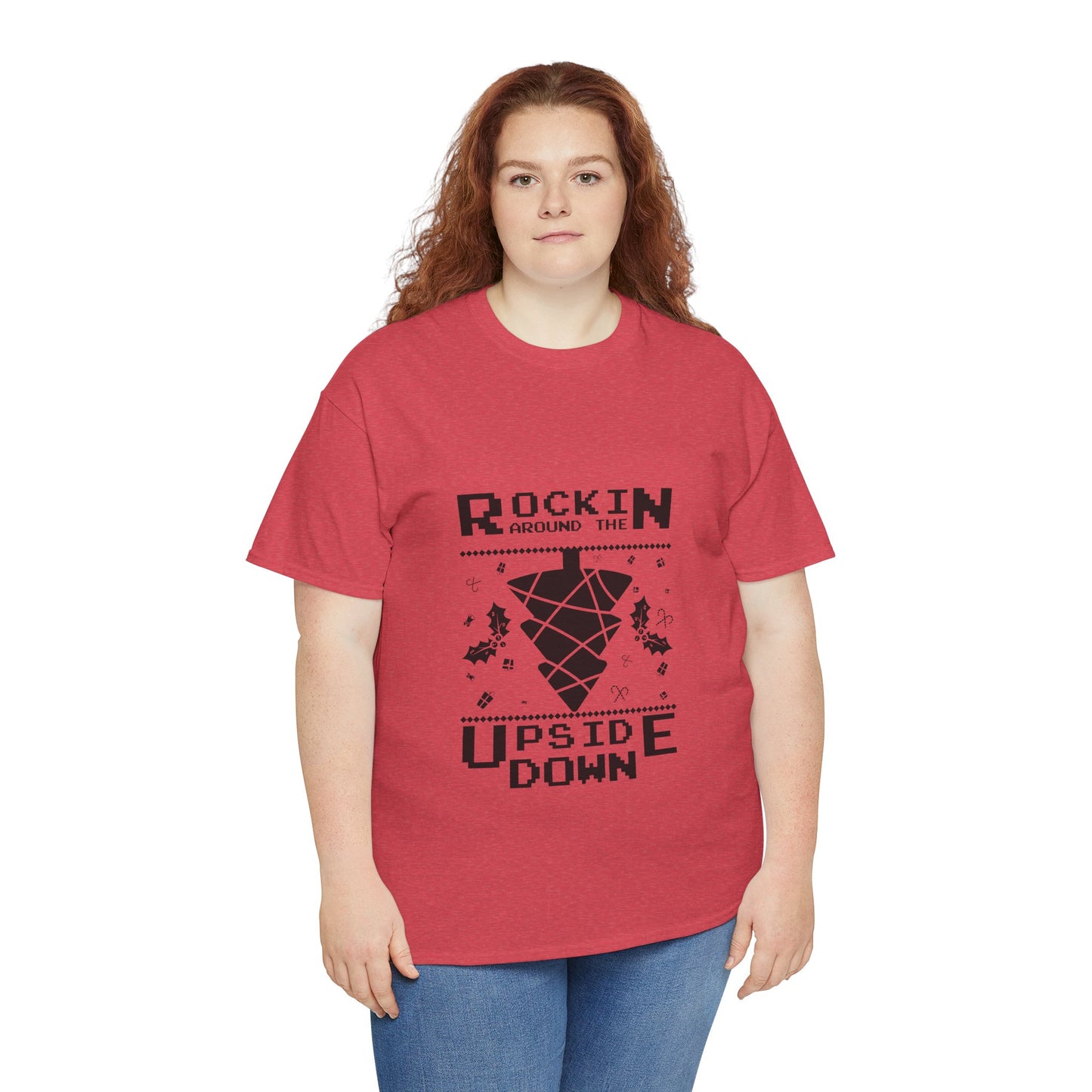 T-Shirt — "Rockin’ Around the Upside Down" Stranger Things Inspired Graphic Tee