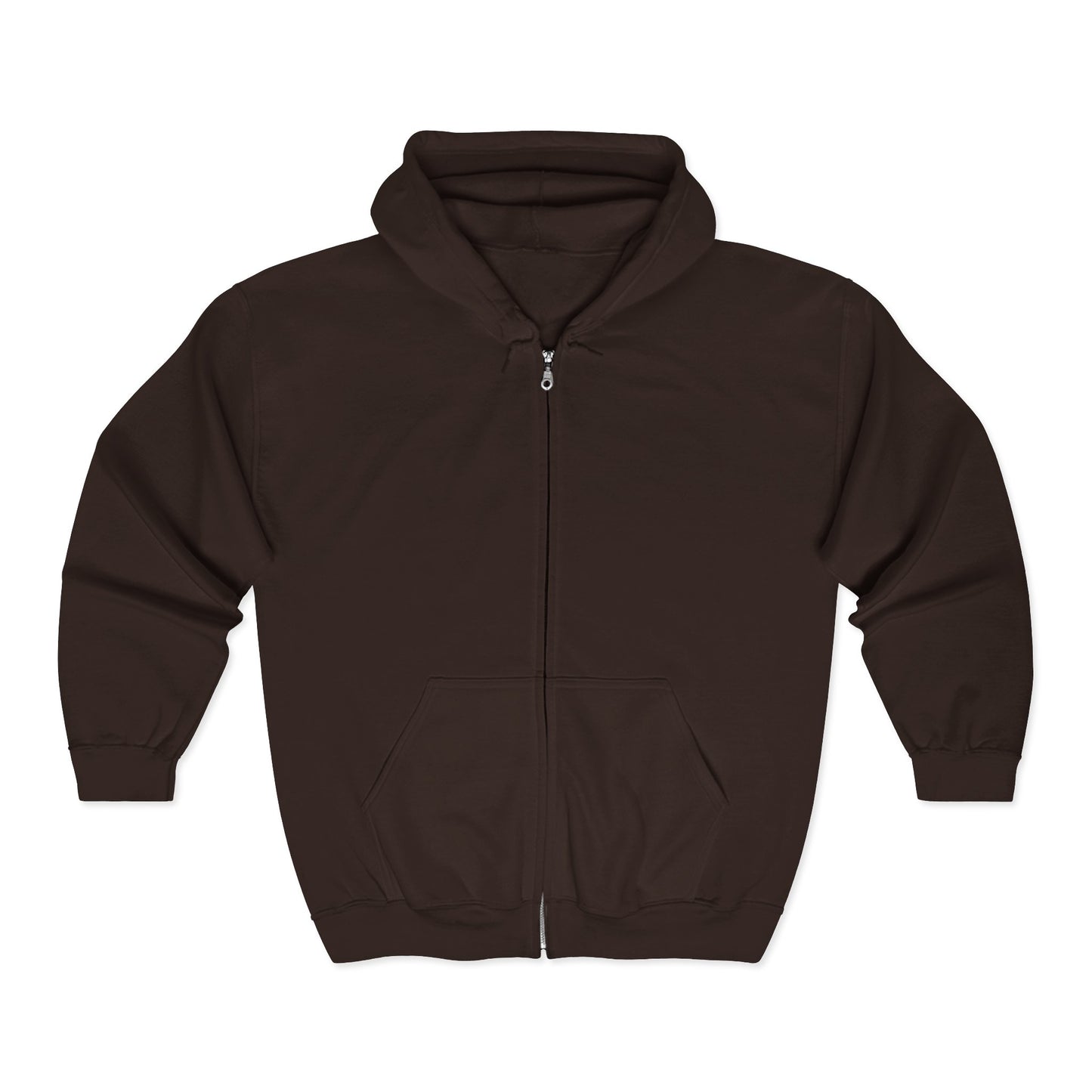 Zip Hoodie — Colorful Food Heart Graphic Full-Zip Hoodie