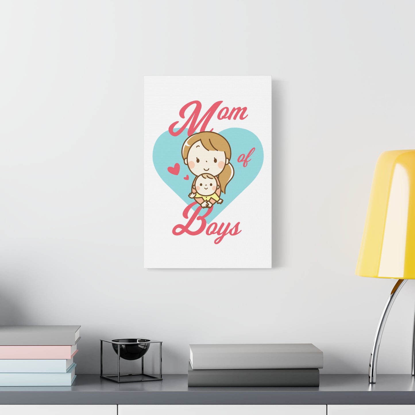 Mom of Boys Wall Art - Cute Nursery Decor