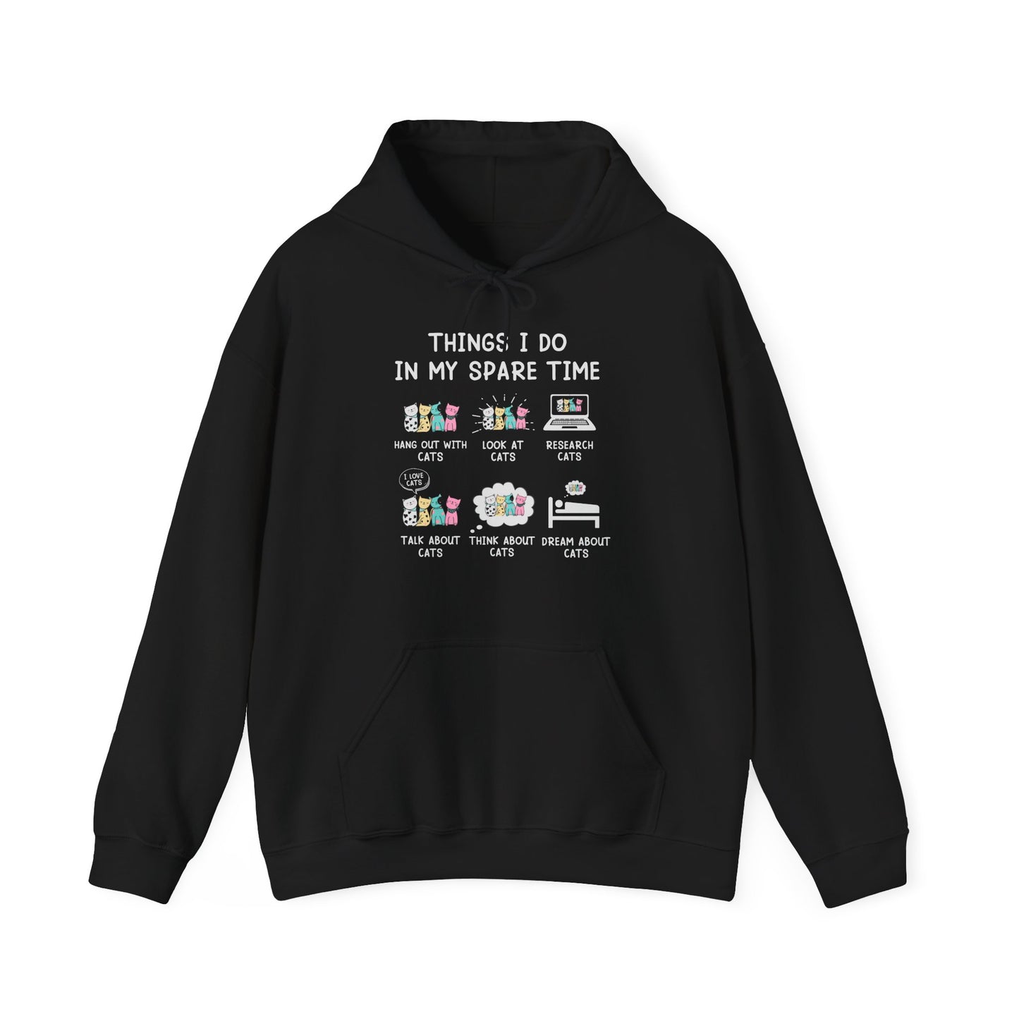 Kit-Tea Cat Hoodie — Cute Cat in Teacup Graphic Sweatshirt