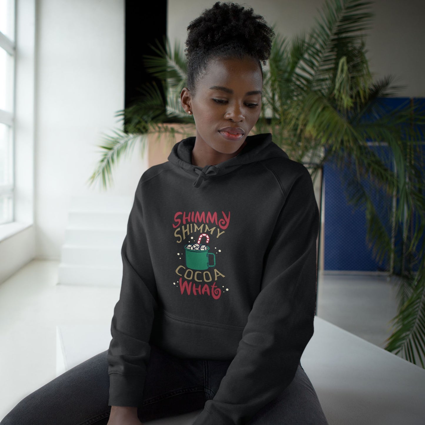 Christmas Cocoa Hoodie — "Shimmy Shimmy Cocoa Whack" Holiday Pullover