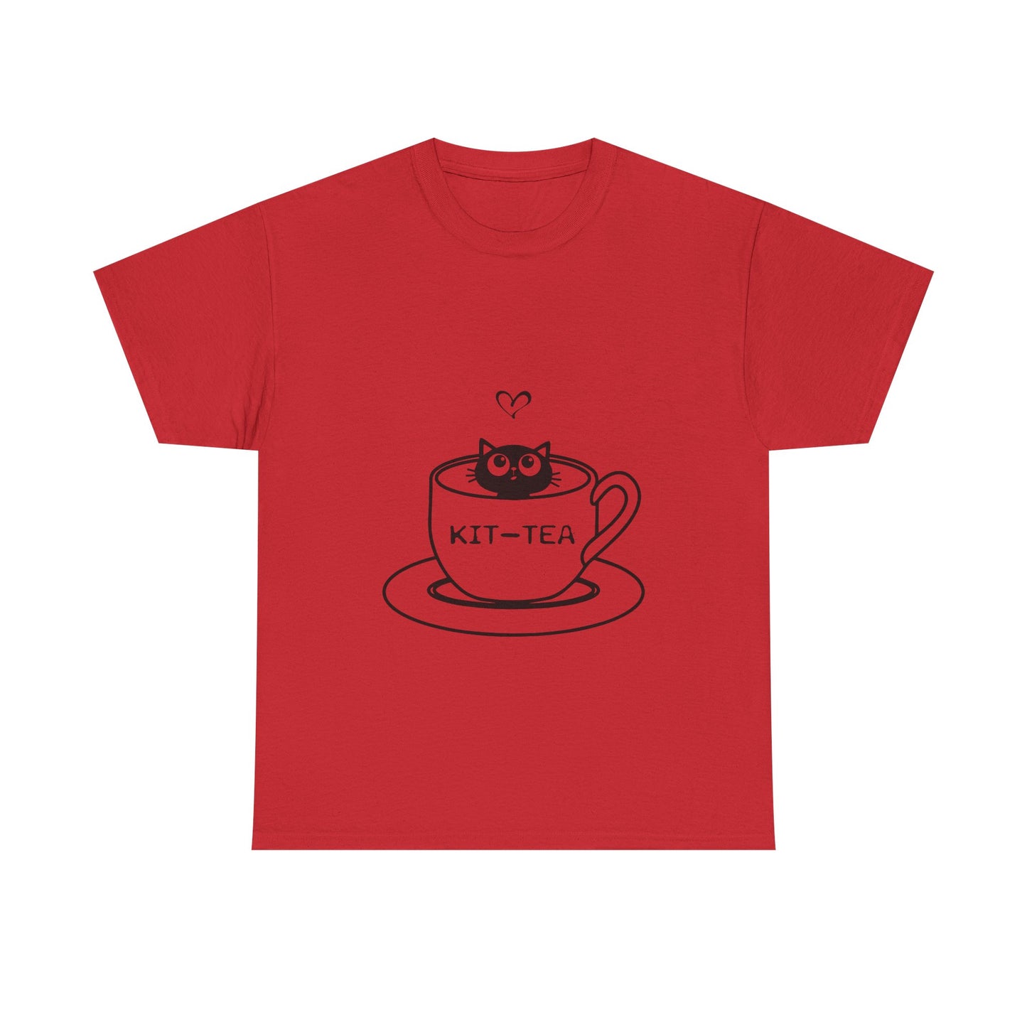 Kit-Tea Cat Tee — Cute Cat in a Teacup Graphic T-Shirt