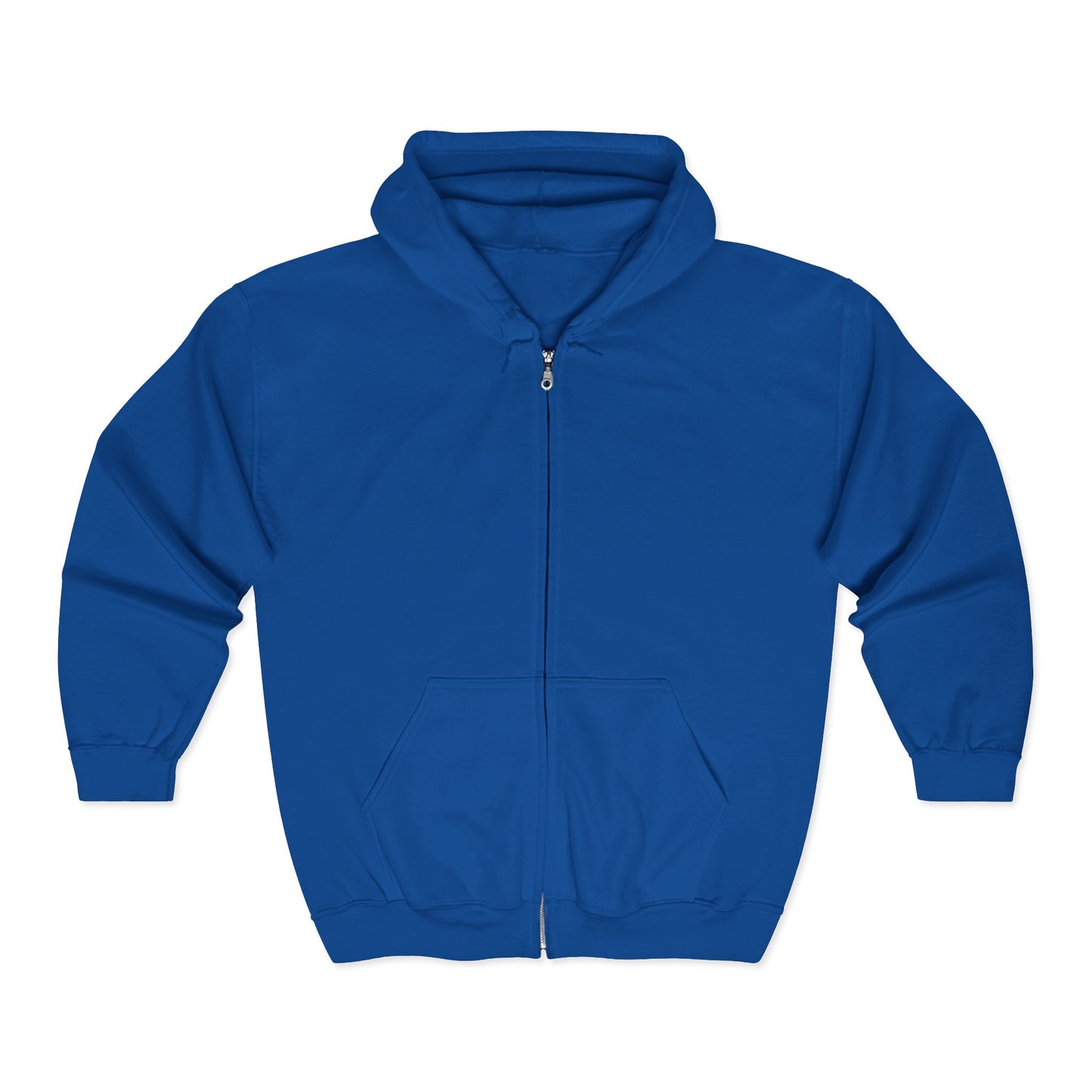 Zip Hoodie — Colorful Food Heart Graphic Full-Zip Hoodie