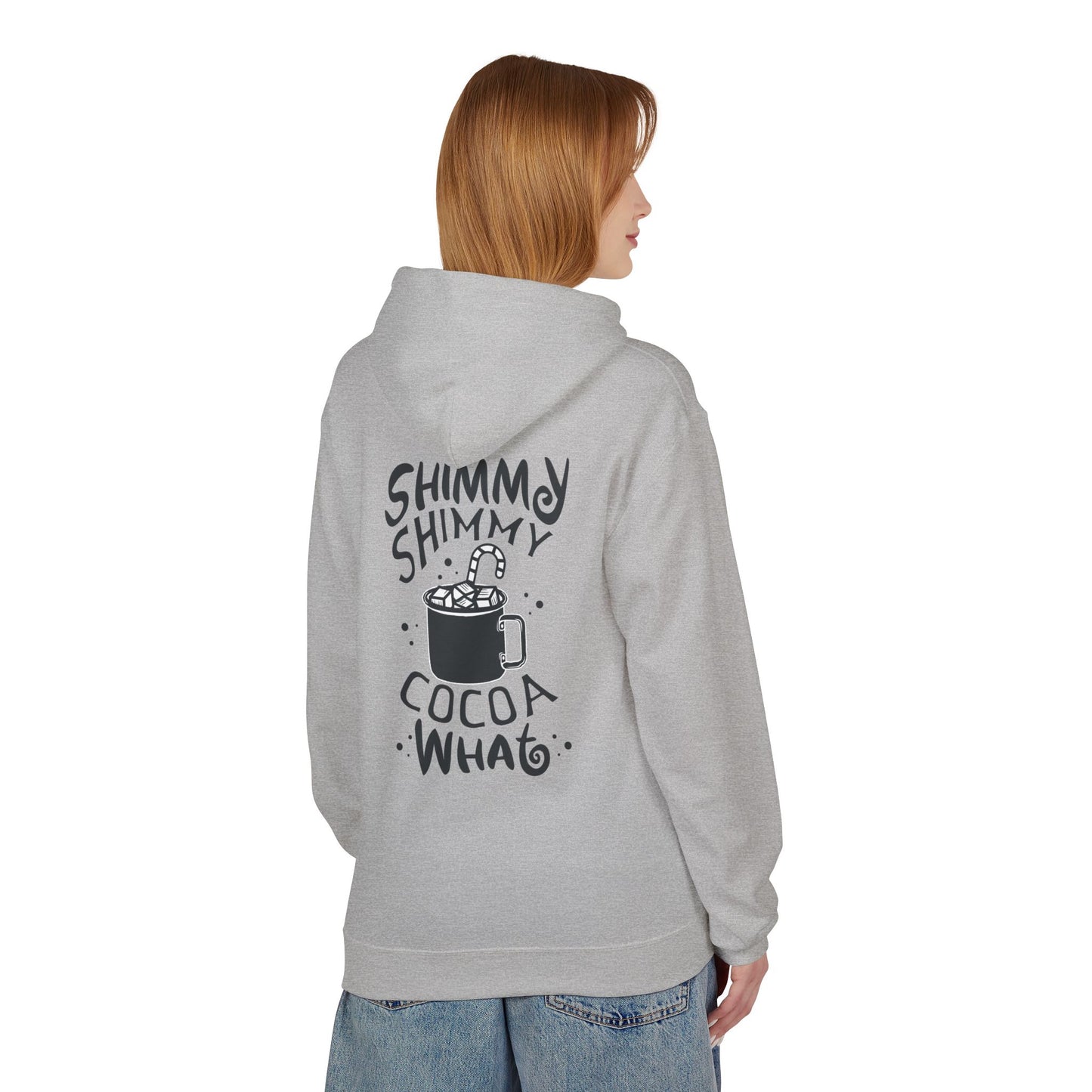 Shimmy Shimmy Cocoa What Hoodie – Cozy Hot Chocolate Graphic Hoodie